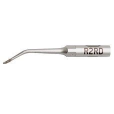 R2RD - насадка для аппарата Piezomed, тонкая с изгибом вправо, с алмазным покрытием, для ретроградной обработки корневого канала