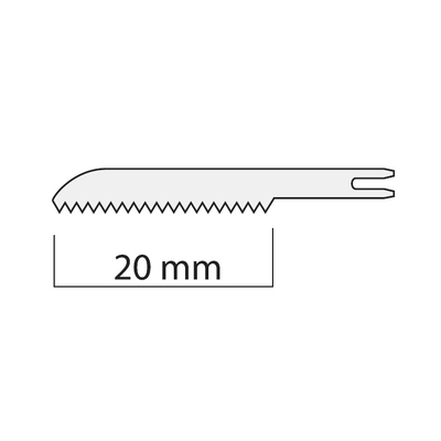 R-20 - реципрокная пилка для наконечника S-8 R, длина 20 мм, 1 шт. | W&H DentalWerk (Австрия)