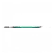 Резчик зуботехнический Evan для работы с воском, двухсторонний, A1, E4, зеленая ручка