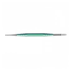 Резчик зуботехнический для работы с воском, двухсторонний, A2, С2, зеленая ручка