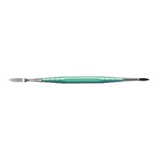Резчик зуботехнический AT2 для работы с воском, двухсторонний, A5, A7, зеленая ручка