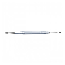 Резчик зуботехнический для работы с воском, двухсторонний, A9, B4, серебристая ручка