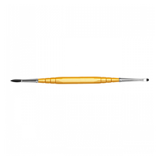 Резчик зуботехнический для работы с воском, двухсторонний, A7, AT1 Slim B2, желтая ручка