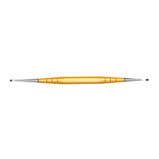 Резчик зуботехнический AT2 для работы с воском, двухсторонний, B3, B4, желтая ручка