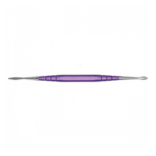Резчик зуботехнический для работы с воском, двухсторонний, D1, D2, фиолетовая ручка