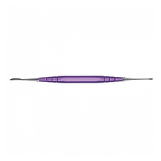 Резчик зуботехнический для работы с воском, двухсторонний, D3, D4, фиолетовая ручка