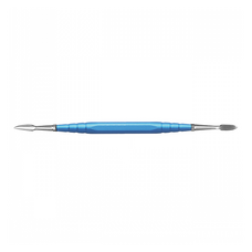 Резчик зуботехнический для работы с пластмассой и композитами, двухсторонний, RA8, RA9, голубая ручка