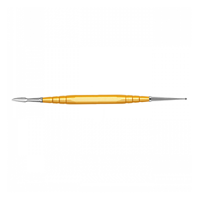 Резчик зуботехнический для работы с воском, двухсторонний, A8, C1, желтая ручка | YDM (Япония)