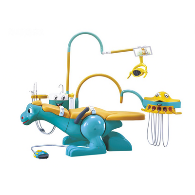 Appollo V - детская стоматологическая установка с нижней подачей инструментов, динозаврик | Foshan Chuangxin Medical Apparatus (Китай)