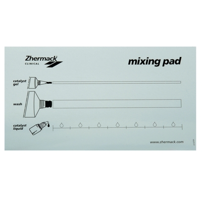 Mixing Pad - смесительный блокнот со шкалой дозировки (20 листов) | Zhermack (Италия)