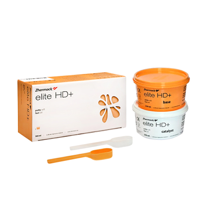 Elite HD Putty Soft Fast Set (2х250ml) - А-Силикон очень высокой вязкости | Zhermack (Италия)