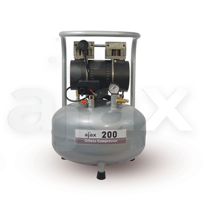 Ajax 200 - безмасляный компрессор для одной стоматологической установки, с ресивером 35 л (85 л/мин) | Ajax (Китай)